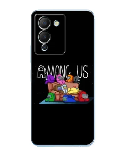 Чохол для Infinix Note 12 (G96) з картинкою «Логотип Among Us»