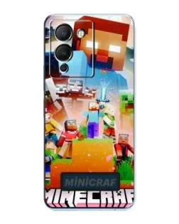Чехол для Infinix Note 12 (G96) с картинкой «Minecraft герои игры» Чехол для Infinix Note 12 (G96) с картинкой «Minecraft герои игры»