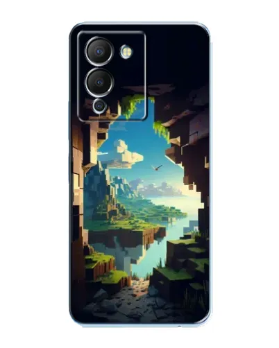 Чехол для Infinix Note 12 (G96) с картинкой «Вид из пещеры»