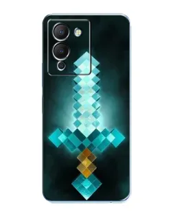 Чехол для Infinix Note 12 (G96) с картинкой «Алмазный меч неон» Чехол для Infinix Note 12 (G96) с картинкой «Алмазный меч неон»