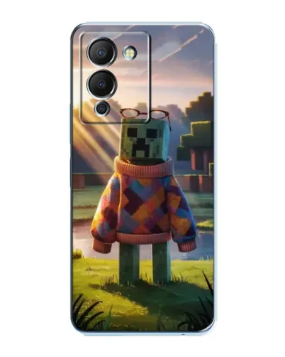 Чехол для Infinix Note 12 (G96) с картинкой «Крипер в свитере»