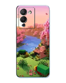 Чехол для Infinix Note 12 (G96) с картинкой «Розовое дерево Minecraft» Чехол для Infinix Note 12 (G96) с картинкой «Розовое дерево Minecraft»