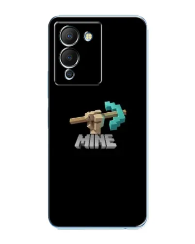 Чехол для Infinix Note 12 (G96) с картинкой «Алмазная кирка»