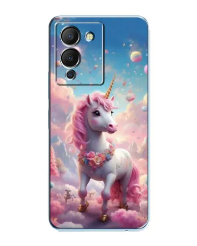 Чехол для Infinix Note 12 (G96) с картинкой «Единорог среди облаков»