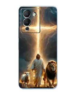 Чехол для Infinix Note 12 (G96) с картинкой «Лев Иуды и Свет»