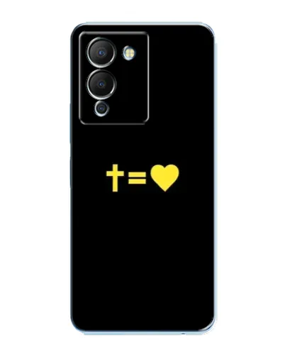 Чехол для Infinix Note 12 (G96) с картинкой «Сердце и Крест» Чехол для Infinix Note 12 (G96) с картинкой «Сердце и Крест»