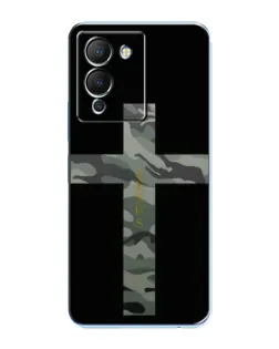 Чехол для Infinix Note 12 (G96) с картинкой «Милитари Крест»