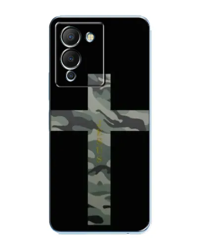Чехол для Infinix Note 12 (G96) с картинкой «Милитари Крест» Чехол для Infinix Note 12 (G96) с картинкой «Милитари Крест»