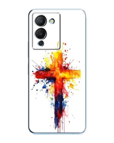 Чехол для Infinix Note 12 (G96) с картинкой «Акварельный крест» Чехол для Infinix Note 12 (G96) с картинкой «Акварельный крест»