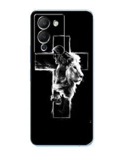 Чехол для Infinix Note 12 (G96) с картинкой «Сияющий крест Jesus»