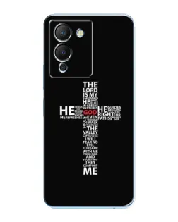 Чехол для Infinix Note 12 (G96) с картинкой «Текстовый крест»
