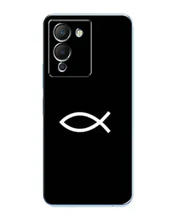 Чехол для Infinix Note 12 (G96) с картинкой «Символ рыбы Jesus»