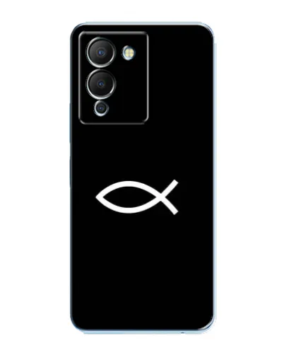 Чехол для Infinix Note 12 (G96) с картинкой «Символ рыбы Jesus» Чехол для Infinix Note 12 (G96) с картинкой «Символ рыбы Jesus»