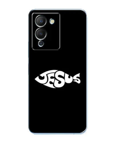 Чехол для Infinix Note 12 (G96) с картинкой «Рыба Jesus» Чехол для Infinix Note 12 (G96) с картинкой «Рыба Jesus»