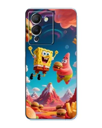 Чехол для Infinix Note 12 (G96) с картинкой «Космический фастфуд» Чехол для Infinix Note 12 (G96) с картинкой «Космический фастфуд»