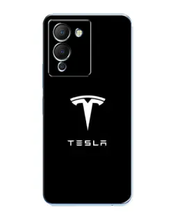 Чохол для Infinix Note 12 (G96) з картинкою «Tesla White Logo» Чохол для Infinix Note 12 (G96) з картинкою «Tesla White Logo»