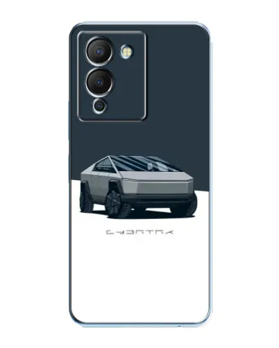 Чохол для Infinix Note 12 (G96) з картинкою «Сріблястий Cybertruck Tesla» Чохол для Infinix Note 12 (G96) з картинкою «Сріблястий Cybertruck Tesla»