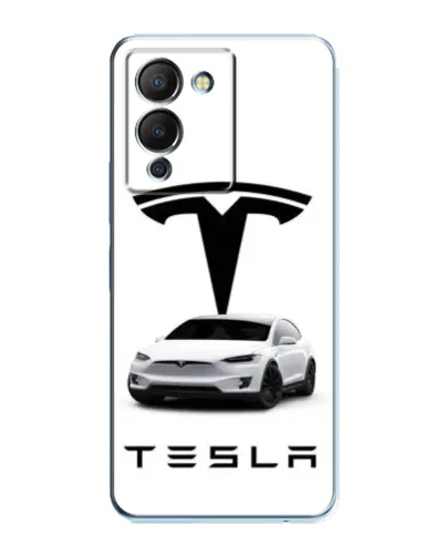 Чохол для Infinix Note 12 (G96) з картинкою «Tesla White Style» Чохол для Infinix Note 12 (G96) з картинкою «Tesla White Style»