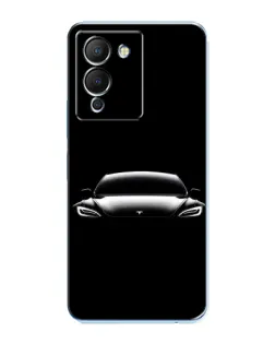 Чохол для Infinix Note 12 (G96) з картинкою «Фари Tesla Night» Чохол для Infinix Note 12 (G96) з картинкою «Фари Tesla Night»