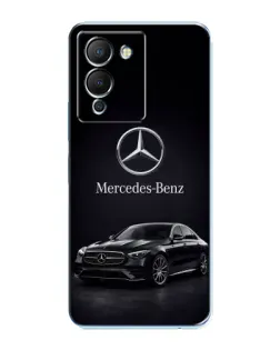Чехол для Infinix Note 12 (G96) с картинкой «Mercedes — решетка радиатора»