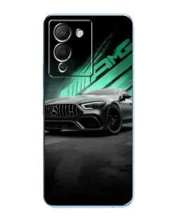 Чехол для Infinix Note 12 (G96) с картинкой «Темный Mercedes AMG»
