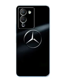 Чехол для Infinix Note 12 (G96) с картинкой «Mercedes на металле»