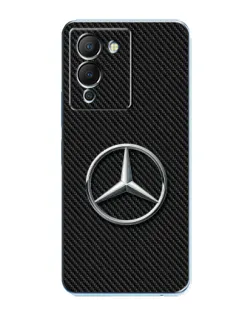 Чехол для Infinix Note 12 (G96) с картинкой «Карбоновый Mercedes стиль»