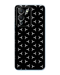 Чехол для Infinix Note 12 (G96) с картинкой «Mercedes паттерн звезд»