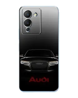 Чехол для Infinix Note 12 (G96) с картинкой «Audi — градиентный контур» Чехол для Infinix Note 12 (G96) с картинкой «Audi — градиентный контур»