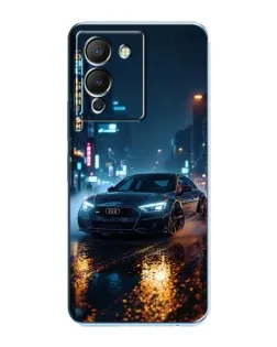 Чехол для Infinix Note 12 (G96) с картинкой «Ночной город и Audi» Чехол для Infinix Note 12 (G96) с картинкой «Ночной город и Audi»