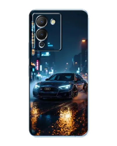 Чохол для Infinix Note 12 (G96) з картинкою «Нічне місто та Audi» Чохол для Infinix Note 12 (G96) з картинкою «Нічне місто та Audi»