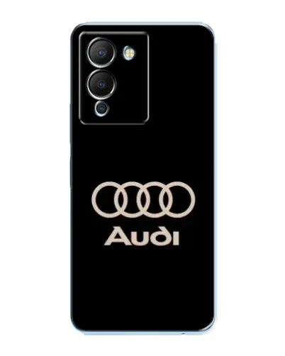 Чохол для Infinix Note 12 (G96) з картинкою «Audi — золотий логотип» Чохол для Infinix Note 12 (G96) з картинкою «Audi — золотий логотип»