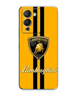 Чохол для Infinix Note 12 (G96) з картинкою «Lamborghini Stripe жовтий»
