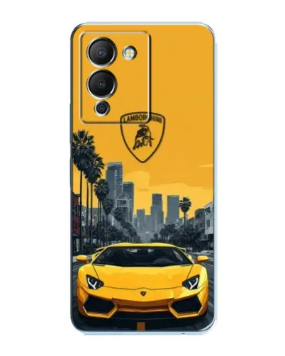 Чохол для Infinix Note 12 (G96) з картинкою «Жовтий Lamborghini місто» Чохол для Infinix Note 12 (G96) з картинкою «Жовтий Lamborghini місто»