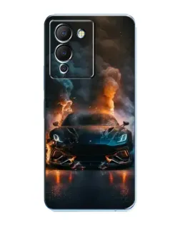 Чохол для Infinix Note 12 (G96) з картинкою «Lamborghini димна естетика»