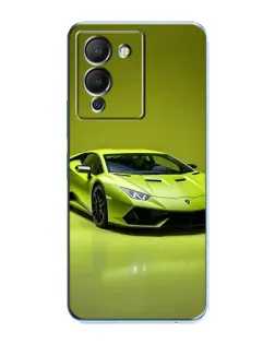 Чохол для Infinix Note 12 (G96) з картинкою «Салатовий Lamborghini Huracan»
