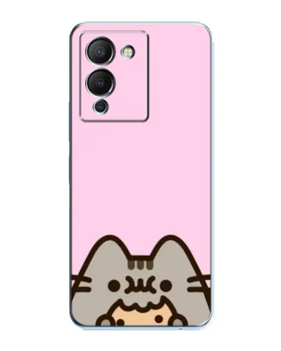 Чохол для Infinix Note 12 (G96) з картинкою «Pusheen та печиво»
