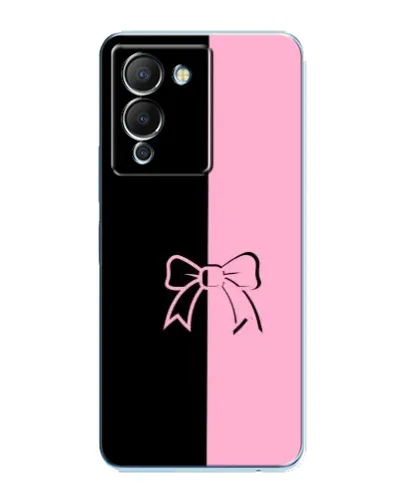 Чехол для Infinix Note 12 (G96) с картинкой «Половинки банта»