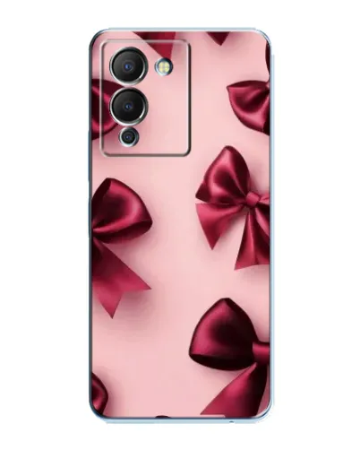 Чехол для Infinix Note 12 (G96) с картинкой «Бордовый атлас»
