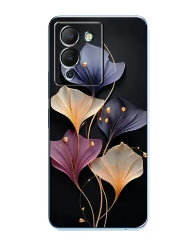 Чехол для Infinix Note 12 (G96) с картинкой «Лиловые цветы грации»