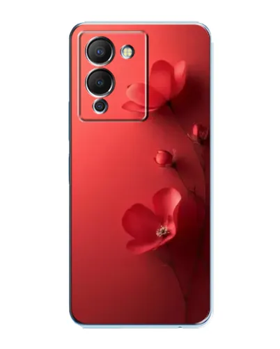Чехол для Infinix Note 12 (G96) с картинкой «Маковые соцветия»