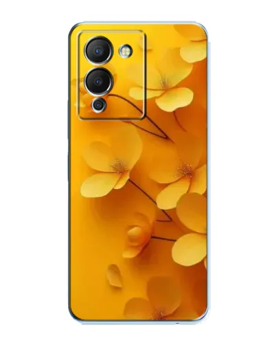 Чехол для Infinix Note 12 (G96) с картинкой «Золотые лепестки»