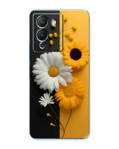 Чехол для Infinix Note 12 (G96) с картинкой «Подсолнух и ромашка»