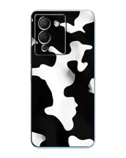 Чехол для Infinix Note 12 (G96) с картинкой «Черно-белое пятно»