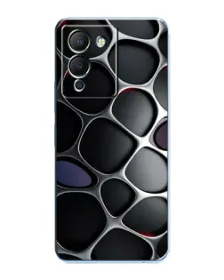 Чехол для Infinix Note 12 (G96) с картинкой «Объемная темная решетка»