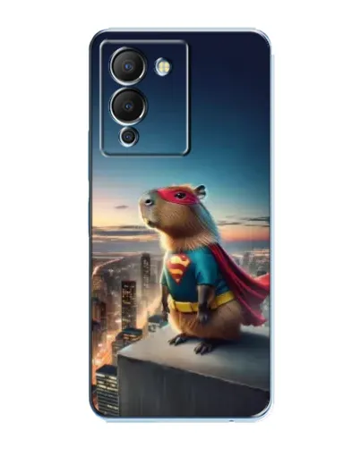 Чехол для Infinix Note 12 (G96) с картинкой «Капи-мен супергерой»