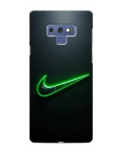 Чехол для Samsung Galaxy Note 9 с картинкой «Неоновый контур Nike»