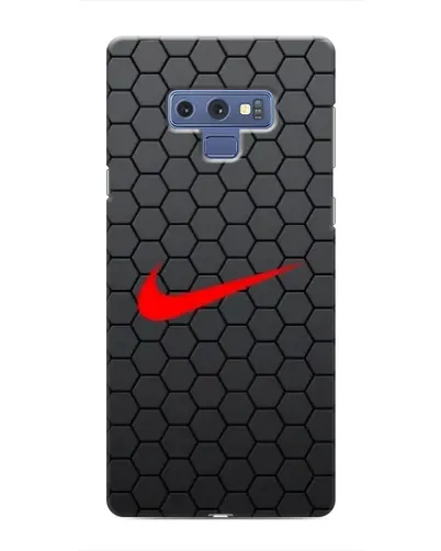 Чехол для Samsung Galaxy Note 9 с картинкой «Nike — карбоновая сетка»