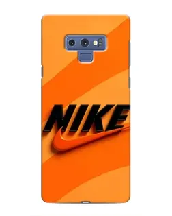 Чехол для Samsung Galaxy Note 9 с картинкой «Оранжевый драйв Nike»