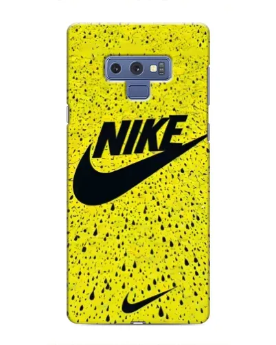 Чехол для Samsung Galaxy Note 9 с картинкой «Желтый текстурный Nike»